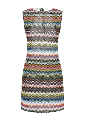 Missoni zig-zag knitted mini dress - SM9YJ