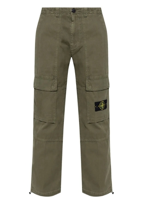 Stone Island cotton cargo trousers - Green