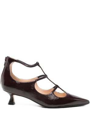 Anna F. T-strap heeled pumps - Red