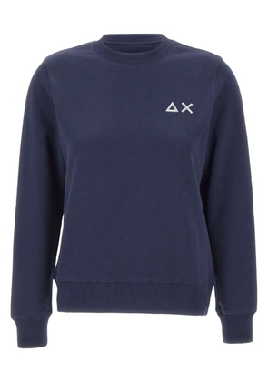 Sun68 embroidered-logo crew-neck sweatshirt - Blue