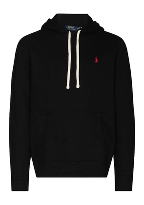 Polo Ralph Lauren embroidered logo hooded sweatshirt - Black