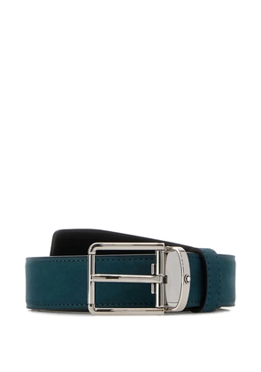 Montblanc Air Force calf leather reversible belt - Blue