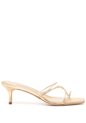 Manolo Blahnik 50mm Ninfemu sandals - Gold