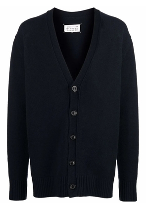 Maison Margiela oversized knit cardigan - Blue