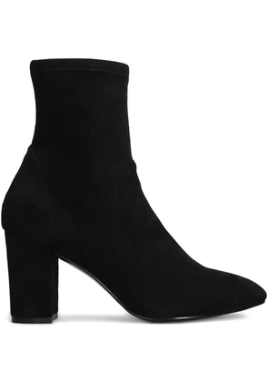Bibi Lou Aster block-heel point toe boots - Black