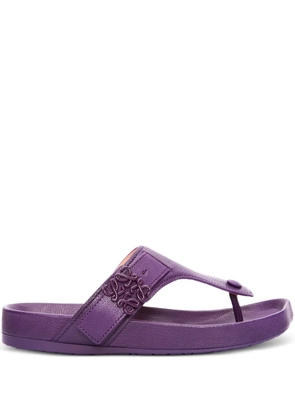 LOEWE buckle-detail sandals - Purple