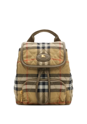 Burberry quilted-design mini backpack - Neutrals