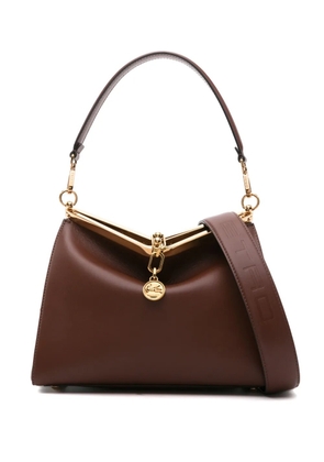 ETRO medium Vela leather shoulder bag - Brown