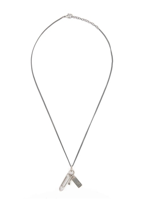 MM6 Maison Margiela paperclip necklace - Silver