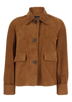 Arma pocket suede jacket - Brown