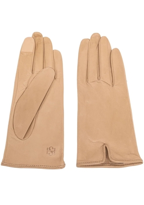 HANDSOME STOCKHOLM unlined gloves - Brown