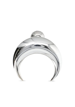Marine Serre Moon earring - Silver