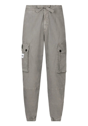 Dolce & Gabbana logo-patch cotton cargo trousers - Grey