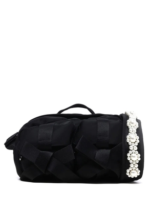 Simone Rocha Classic Bow bow-detail messenger bag - Black
