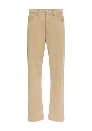 MM6 Maison Margiela five pocket panelled jeans - Neutrals