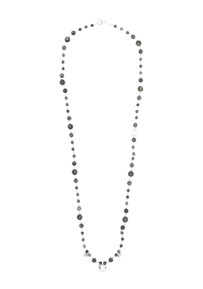 MARANT beaded long necklace - Silver