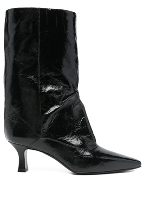 The Seller leather boots - Black