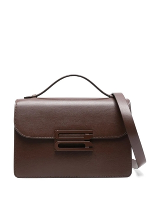Victoria Beckham Dorian leather shoulder bag - Brown