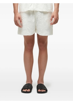 Osklen jacquard bermuda shorts - White