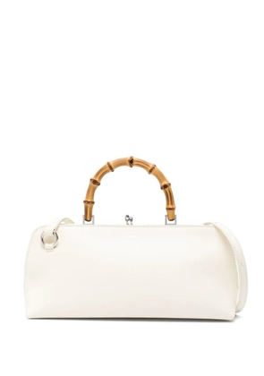 Jil Sander small leather tote bag - White