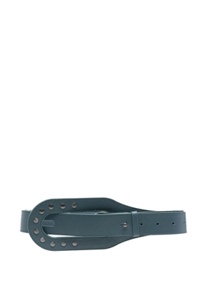Kiko Kostadinov Orvos leather belt - Blue
