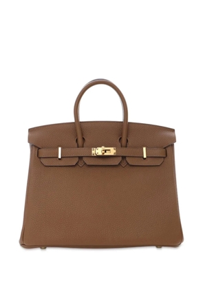 Hermès Pre-Owned 2021 Togo Birkin Retourne 25 handbag - Brown