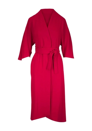 KZ_K STUDIO belted dress - Red