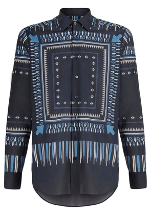 ETRO graphic-print cotton shirt - Black