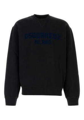 DSQUARED2 logo-printed sweatshirt - Black