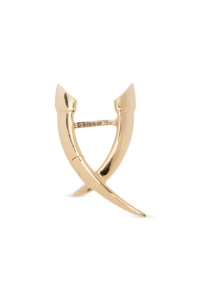 Shaun Leane mini Sabre Crossover earring - Gold
