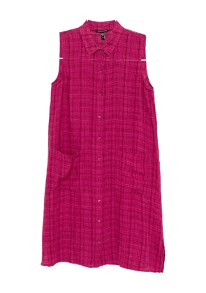 Eileen Fisher sleeveless shirt dress - Purple