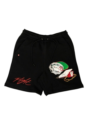 Jordan x Jacob Rochester Flight Artist Series fleece track shorts - Black