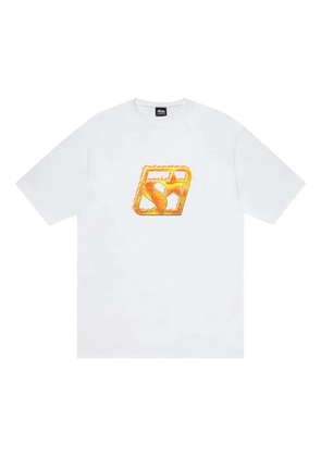 Stüssy blaze graphic T-shirt - White