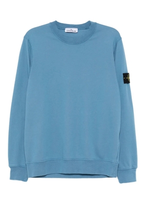 Stone Island cotton fleece sweatshirt - Blue