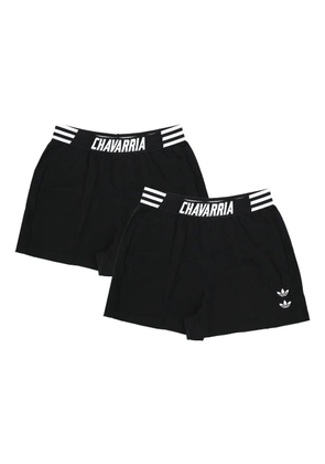 adidas x Willy Chavarria cotton shorts - Black