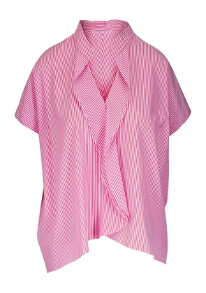 Zero + Maria Cornejo Fin Gaban striped blouse - Pink