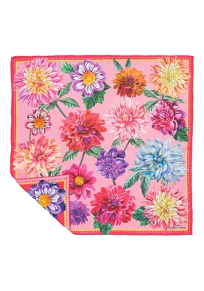Echo Design Group floral-print silk scarf - Pink