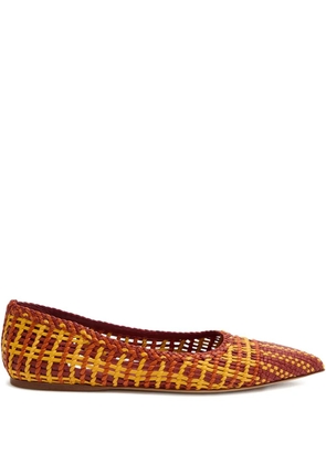 Gabriela Hearst Aurora pointed-toe flat - Red
