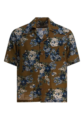 KAPITAL floral-print shirt - Brown