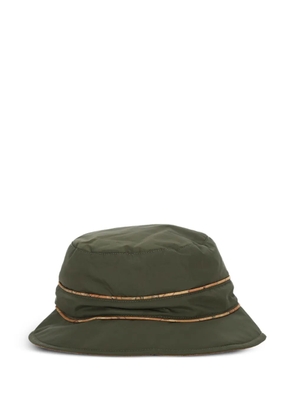 ALVIERO MARTINI 1° CLASSE trim-detail bucket hat - Green