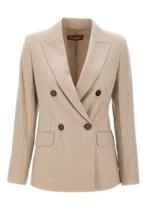 Max Mara Pucci pinstripe double-breasted blazer - Neutrals