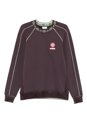 Casablanca logo-trim sweatshirt - Purple
