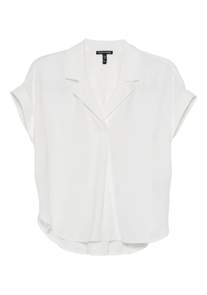 Eileen Fisher notch-collar blouse - White
