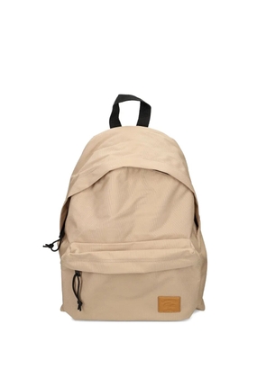 Lacoste top-handle logo-patch backpack - Neutrals