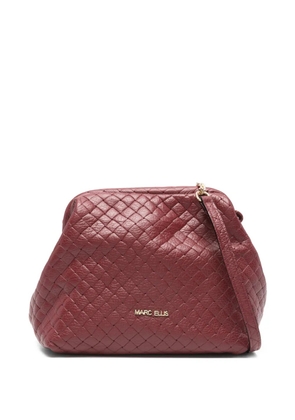 Marc Ellis Arlena M Plot quilted-design clutch bag - Red