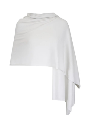 Kinross Cashmere sparkle scarf - White