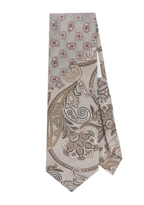 ETRO silk tie - Grey
