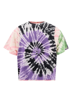 GALLERY DEPT. tie-dye panelled T-shirt - Purple