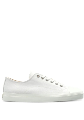 Moschino logo-patch sneakers - White