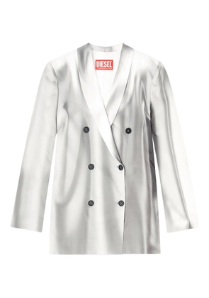 Diesel G-Avina shawl collar double-breasted jacket - Grey